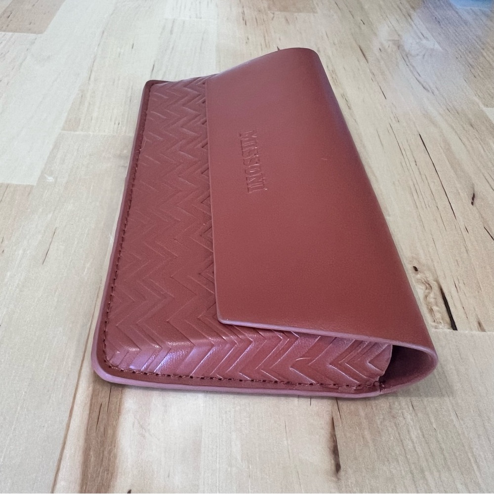 Missoni Brown‎ Leather Glasses Case - Picture 4 of 7